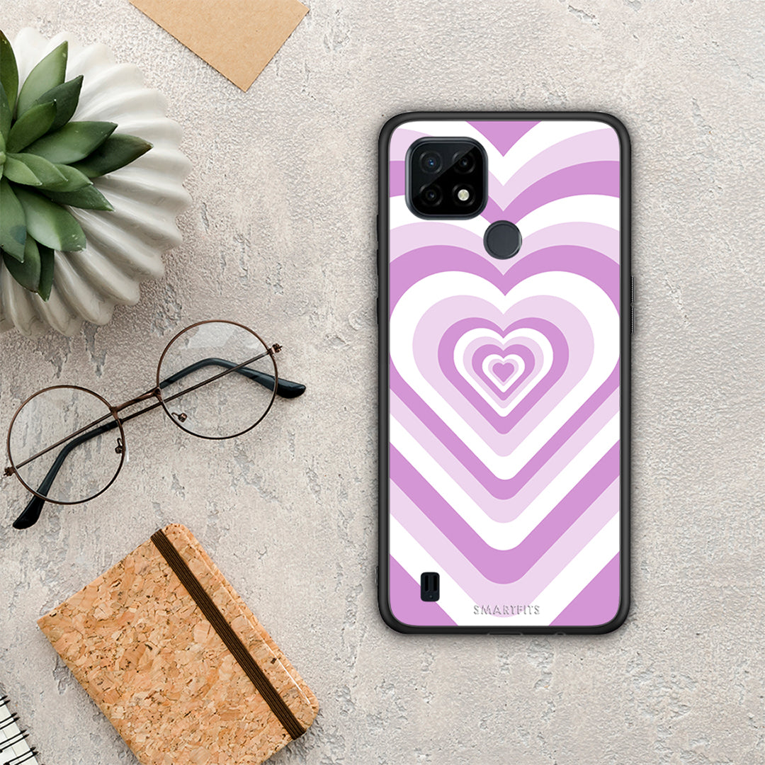 Lilac Hearts - Realme C21 case