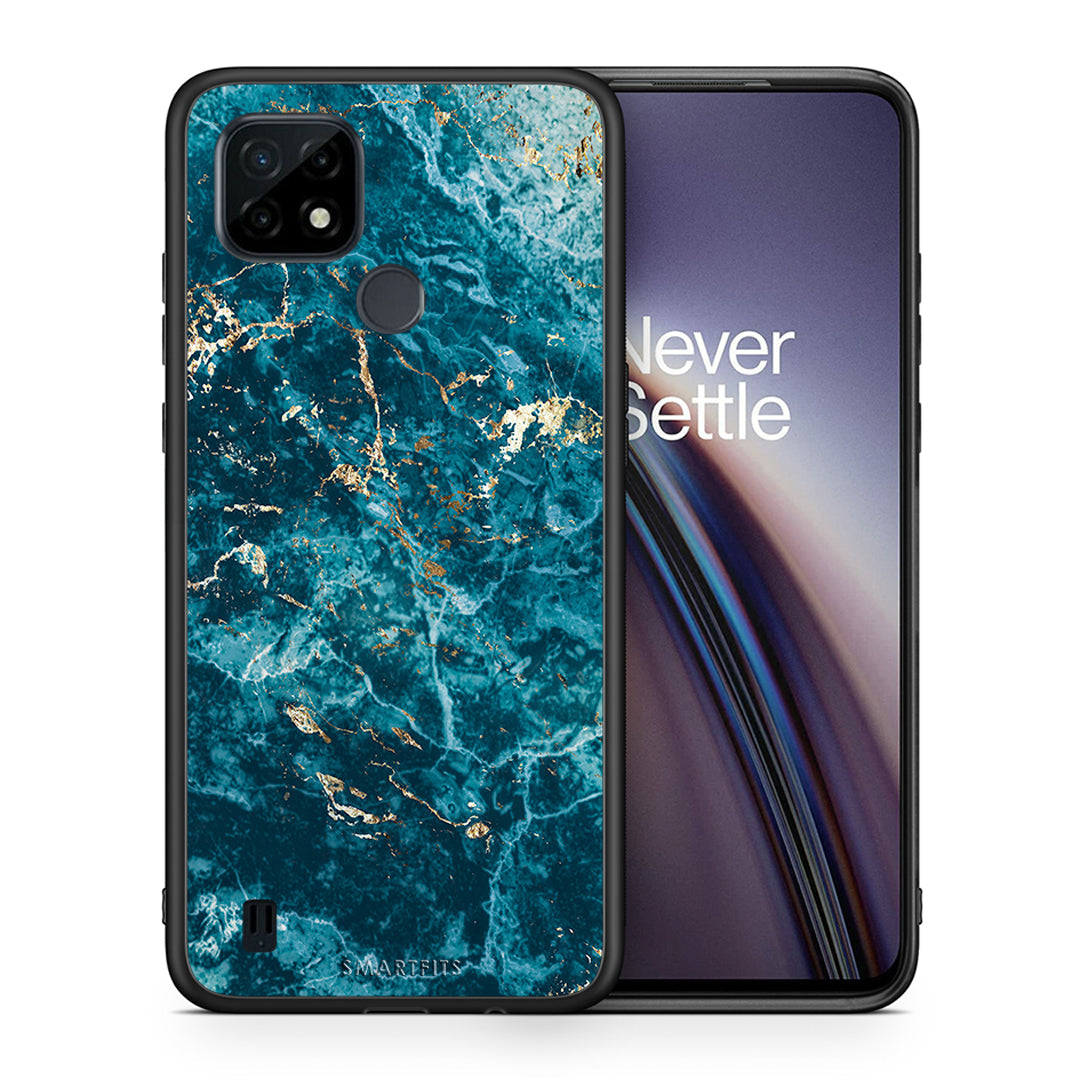 Marble Blue - Realme C21 case