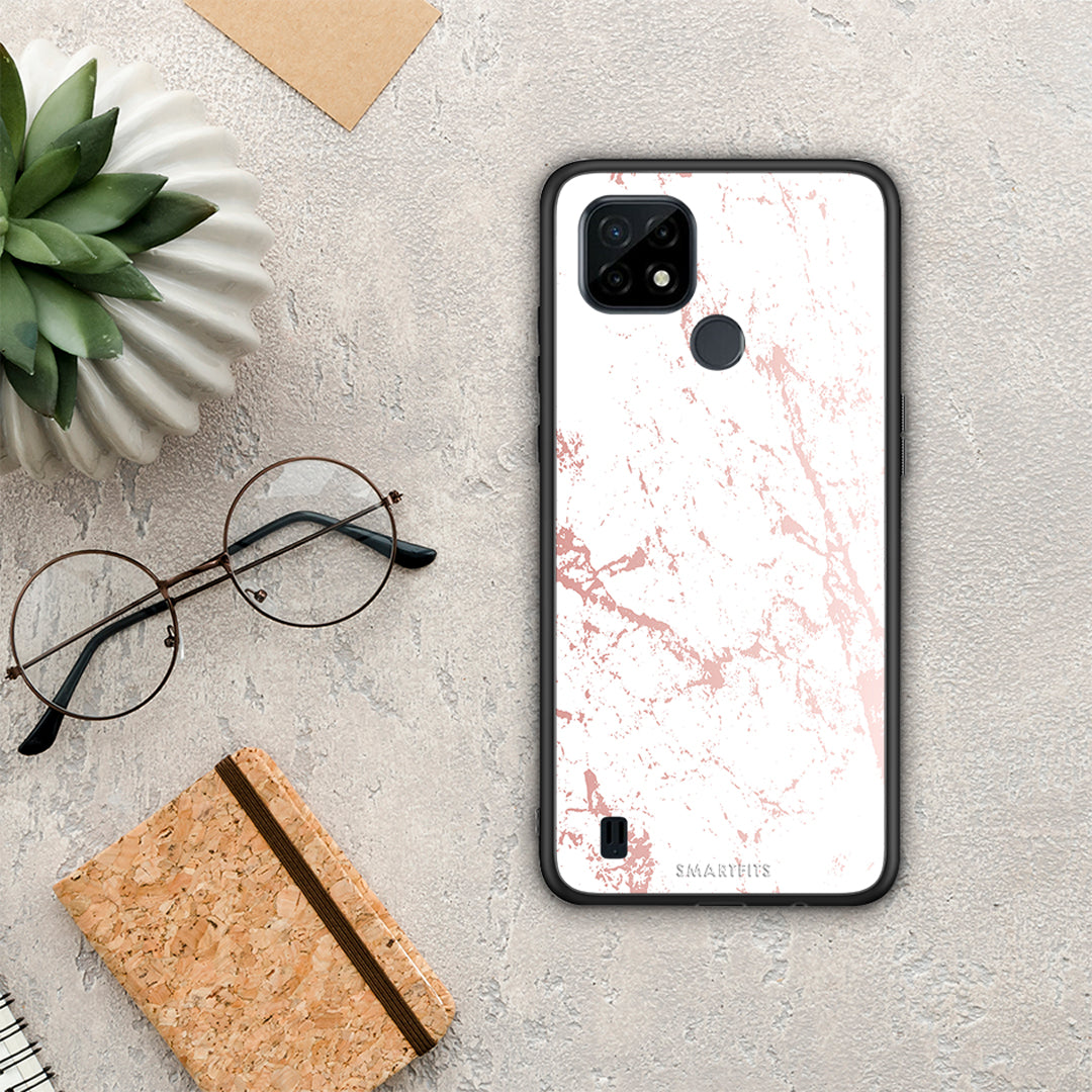 Marble Pink Splash - Realme C21