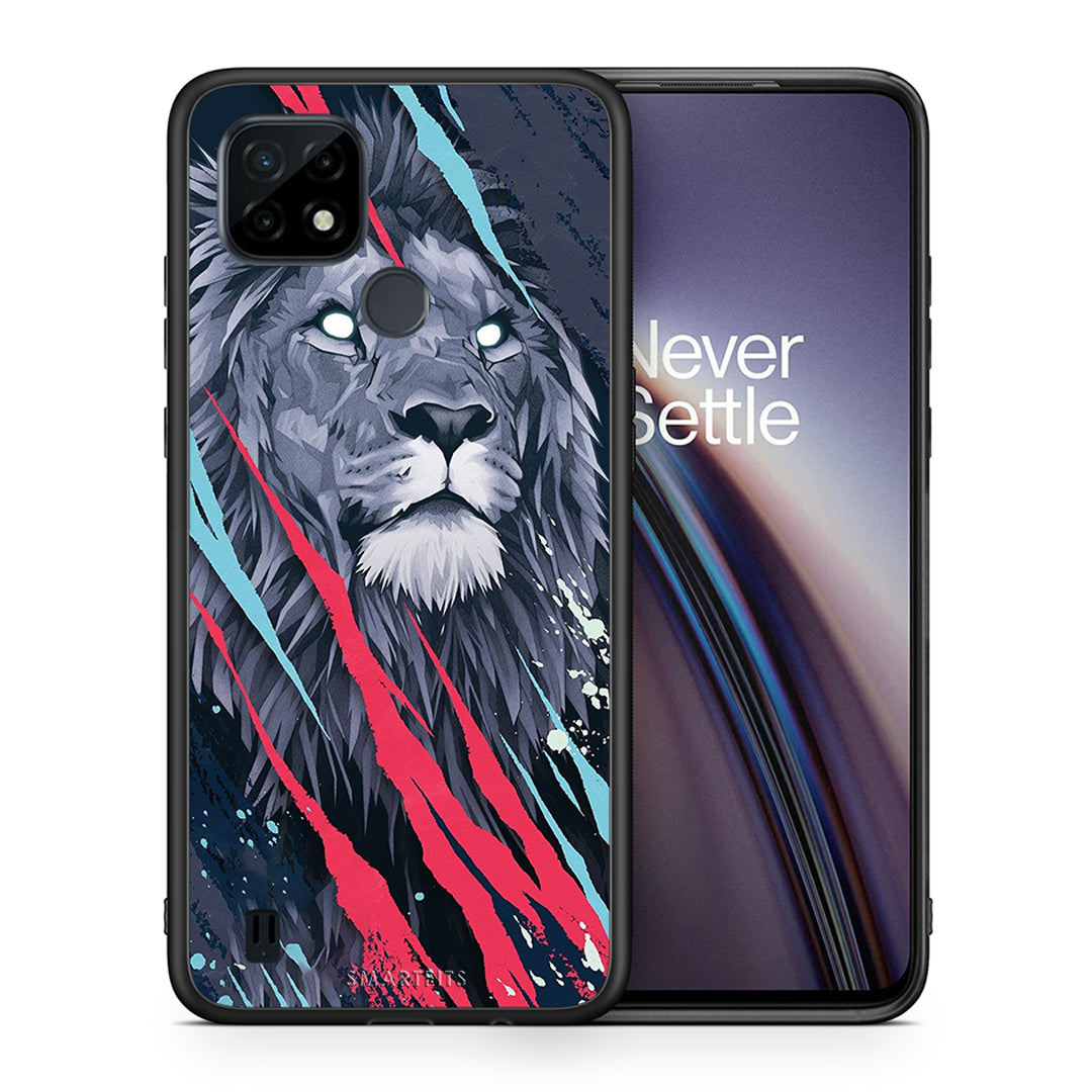 Popart Lion Designer - Realme C21