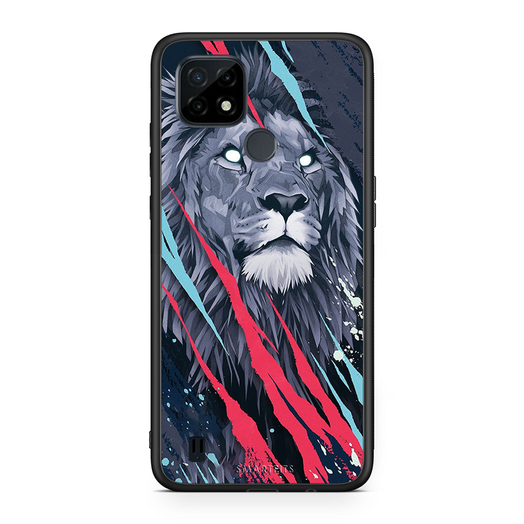 Popart Lion Designer - Realme C21