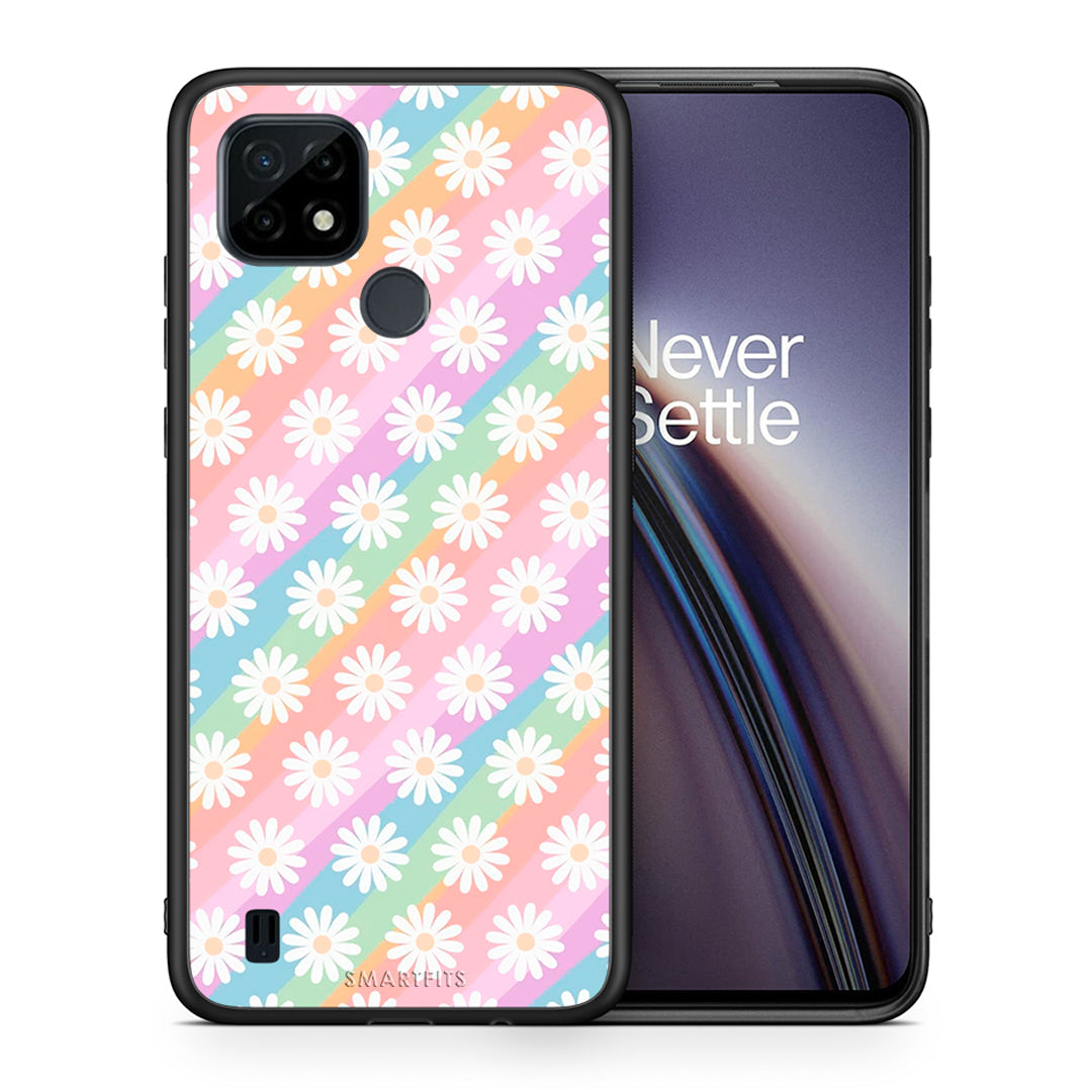 White Daisies - Realme C21 case