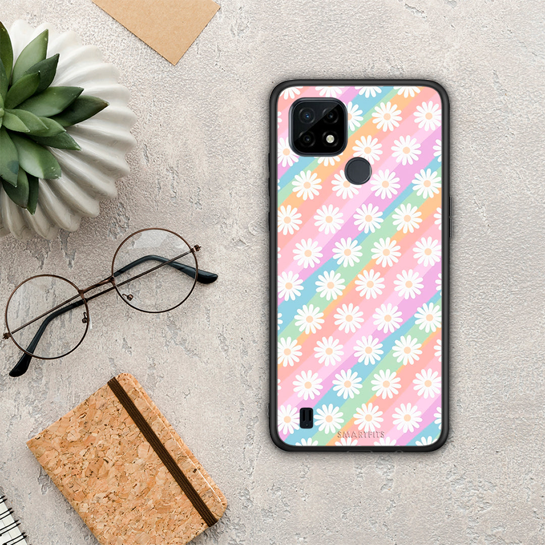 White Daisies - Realme C21 case