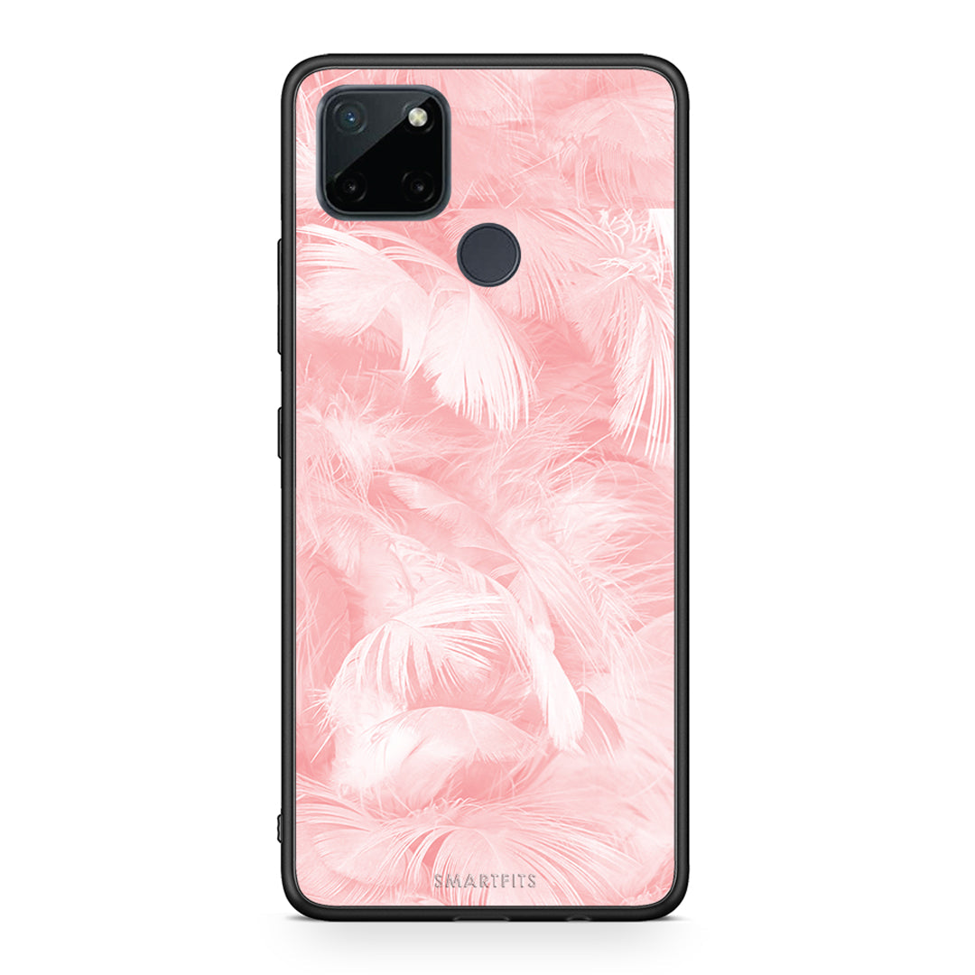 Boho Pink Feather - Realme C21Y / C25Y / 7i (Global) case