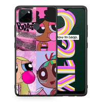Thumbnail for Θήκη Αγίου Βαλεντίνου Realme C21Y / C25Y / 7i (Global) Bubble Girls από τη Smartfits με σχέδιο στο πίσω μέρος και μαύρο περίβλημα | Realme C21Y / C25Y / 7i (Global) Bubble Girls case with colorful back and black bezels