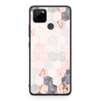 Thumbnail for Marble Hexagon Pink - Realme C21Y / C25Y / 7i (Global) case