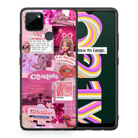 Thumbnail for Θήκη Αγίου Βαλεντίνου Realme C21Y / C25Y / 7i (Global) Pink Love από τη Smartfits με σχέδιο στο πίσω μέρος και μαύρο περίβλημα | Realme C21Y / C25Y / 7i (Global) Pink Love case with colorful back and black bezels