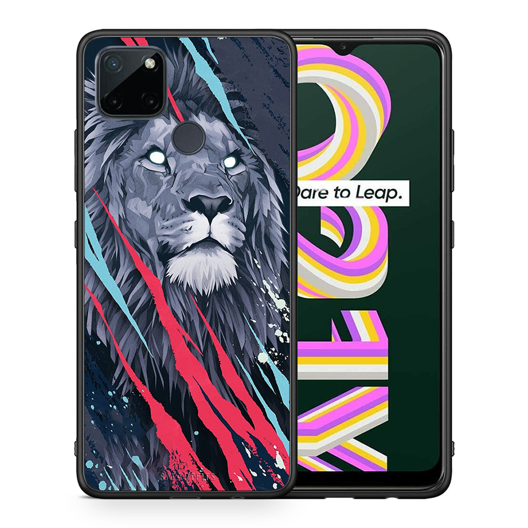 Popart Lion Designer - Realme C21Y / C25Y / 7i (Global)