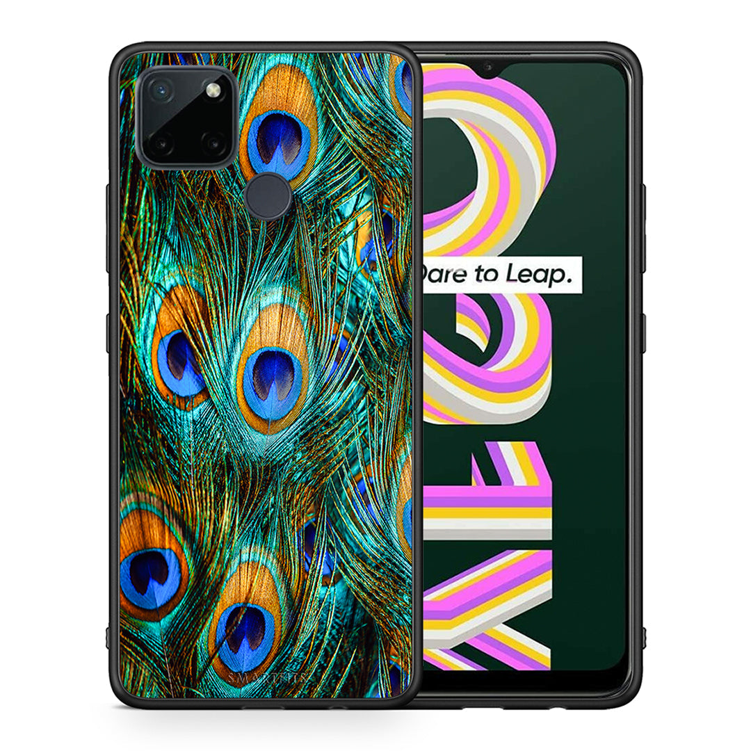 Real Peacock Feathers - Realme C21Y / C25Y / 7i (Global) case