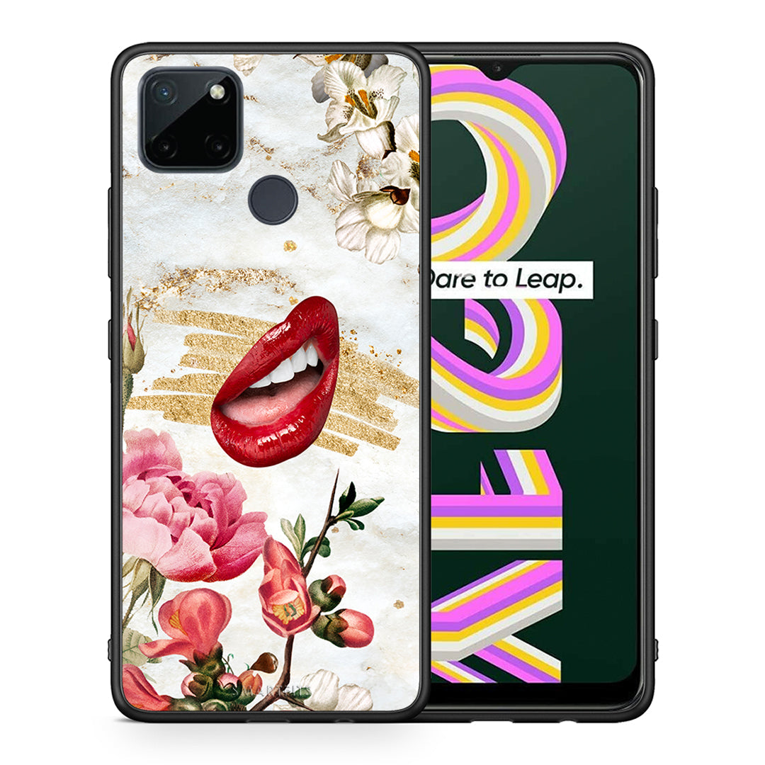 Red Lips - Realme C21Y / C25Y / 7i (Global) case 