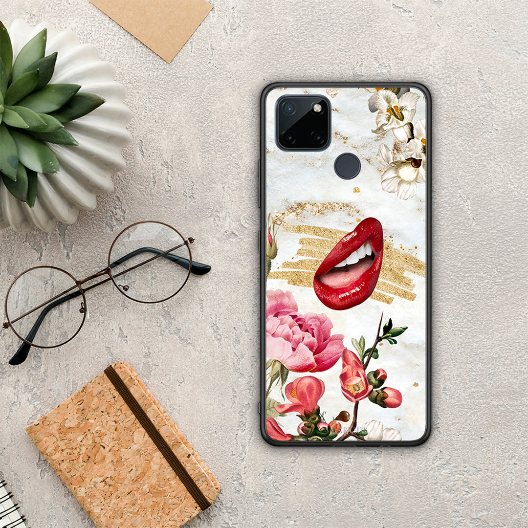 Red Lips - Realme C21Y / C25Y / 7i (Global) case 