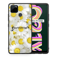 Thumbnail for Θήκη Realme C21Y / C25Y / 7i (Global) Summer Daisies από τη Smartfits με σχέδιο στο πίσω μέρος και μαύρο περίβλημα | Realme C21Y / C25Y / 7i (Global) Summer Daisies case with colorful back and black bezels