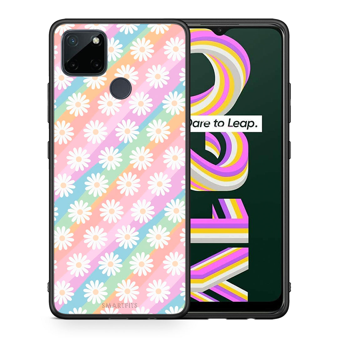 White Daisies - Realme C21Y / C25Y / 7i (Global) case