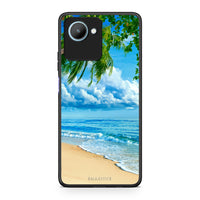 Thumbnail for Θήκη Realme C30 Beautiful Beach από τη Smartfits με σχέδιο στο πίσω μέρος και μαύρο περίβλημα | Realme C30 Beautiful Beach Case with Colorful Back and Black Bezels