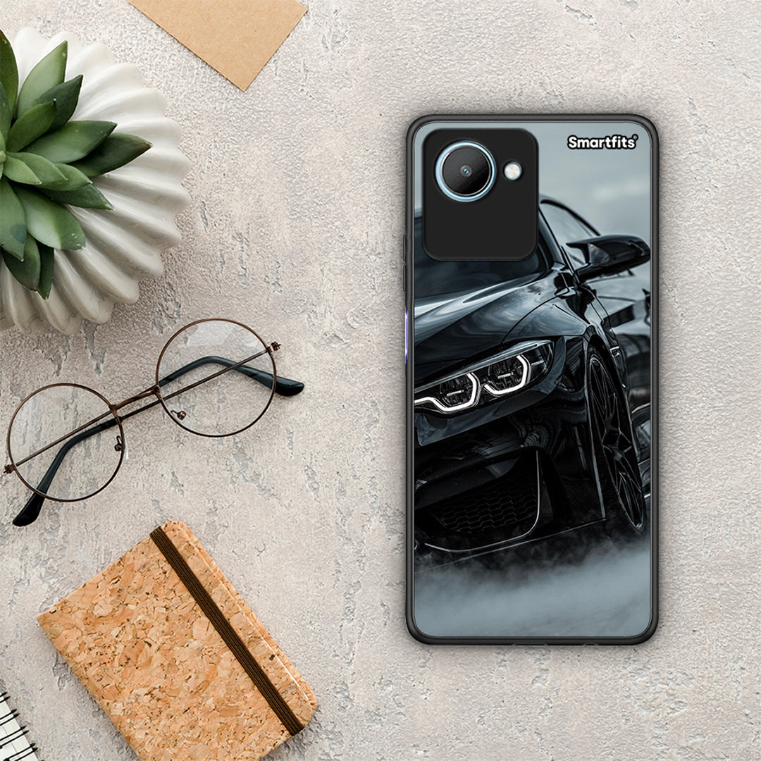 Θήκη Realme C30 Black BMW από τη Smartfits με σχέδιο στο πίσω μέρος και μαύρο περίβλημα | Realme C30 Black BMW Case with Colorful Back and Black Bezels