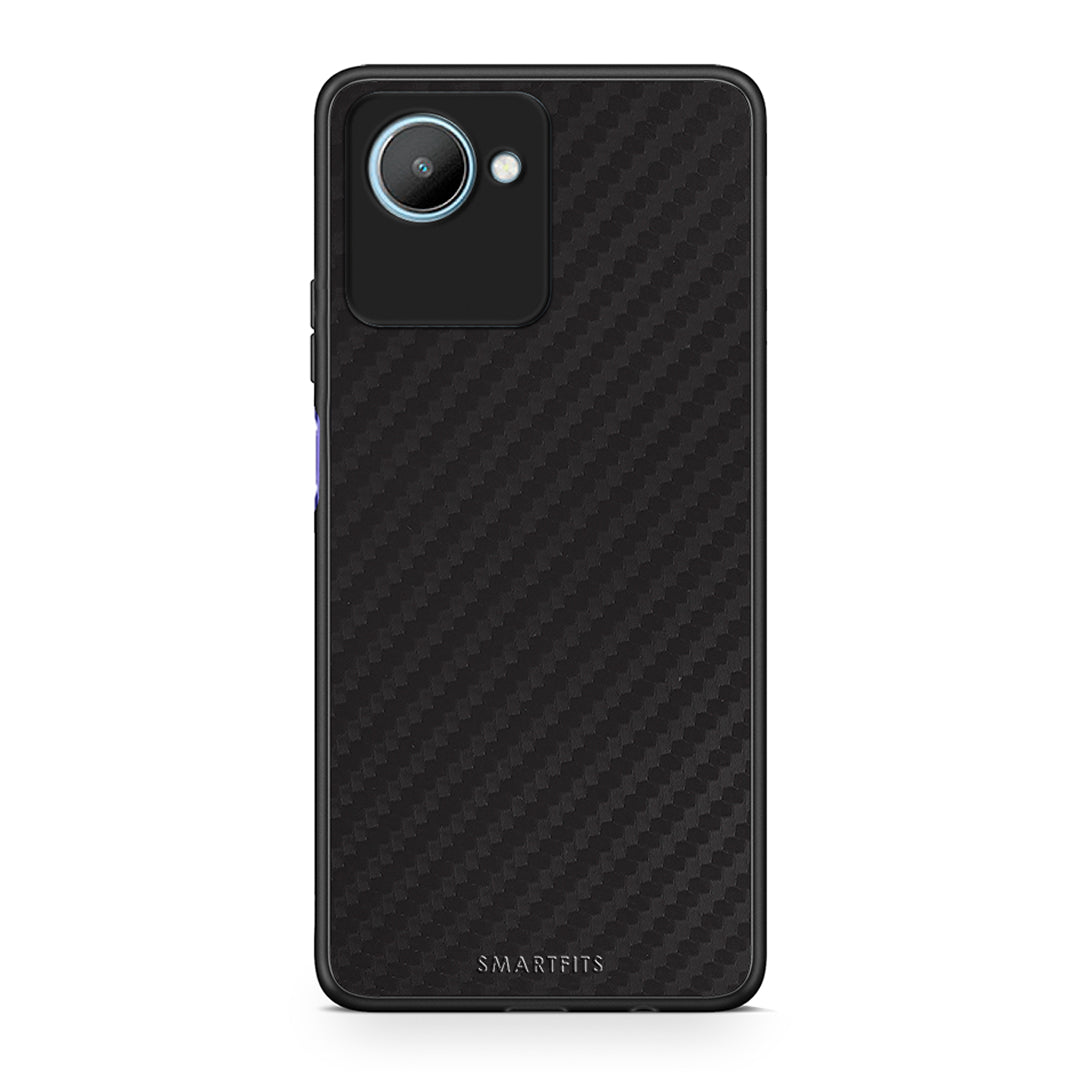 Θήκη Realme C30 Carbon Black από τη Smartfits με σχέδιο στο πίσω μέρος και μαύρο περίβλημα | Realme C30 Carbon Black Case with Colorful Back and Black Bezels