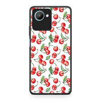 Thumbnail for Θήκη Realme C30 Cherry Summer από τη Smartfits με σχέδιο στο πίσω μέρος και μαύρο περίβλημα | Realme C30 Cherry Summer Case with Colorful Back and Black Bezels