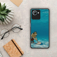Thumbnail for Θήκη Realme C30 Clean The Ocean από τη Smartfits με σχέδιο στο πίσω μέρος και μαύρο περίβλημα | Realme C30 Clean The Ocean Case with Colorful Back and Black Bezels