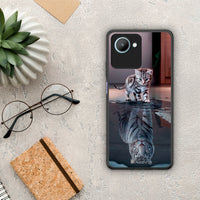 Thumbnail for Θήκη Realme C30 Cute Tiger από τη Smartfits με σχέδιο στο πίσω μέρος και μαύρο περίβλημα | Realme C30 Cute Tiger Case with Colorful Back and Black Bezels