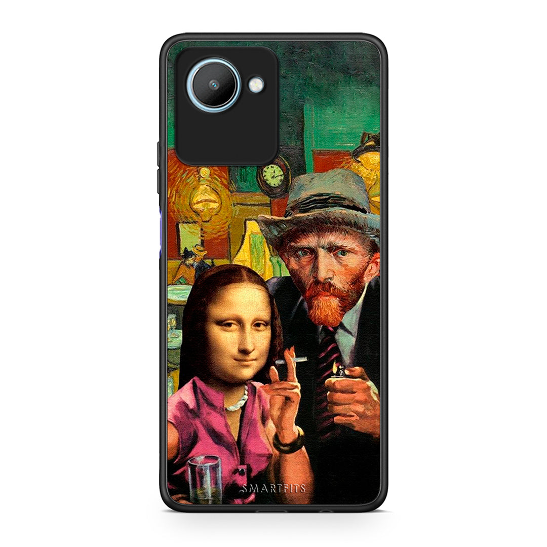 Θήκη Realme C30 Funny Art από τη Smartfits με σχέδιο στο πίσω μέρος και μαύρο περίβλημα | Realme C30 Funny Art Case with Colorful Back and Black Bezels