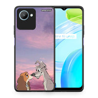 Thumbnail for Θήκη Realme C30 Lady And Tramp από τη Smartfits με σχέδιο στο πίσω μέρος και μαύρο περίβλημα | Realme C30 Lady And Tramp Case with Colorful Back and Black Bezels