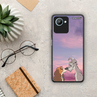 Thumbnail for Θήκη Realme C30 Lady And Tramp από τη Smartfits με σχέδιο στο πίσω μέρος και μαύρο περίβλημα | Realme C30 Lady And Tramp Case with Colorful Back and Black Bezels