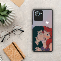 Thumbnail for Θήκη Realme C30 Mermaid Couple από τη Smartfits με σχέδιο στο πίσω μέρος και μαύρο περίβλημα | Realme C30 Mermaid Couple Case with Colorful Back and Black Bezels