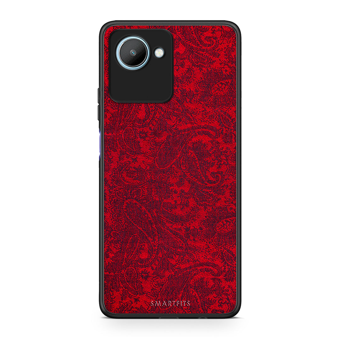 Θήκη Realme C30 Paisley Cashmere από τη Smartfits με σχέδιο στο πίσω μέρος και μαύρο περίβλημα | Realme C30 Paisley Cashmere Case with Colorful Back and Black Bezels