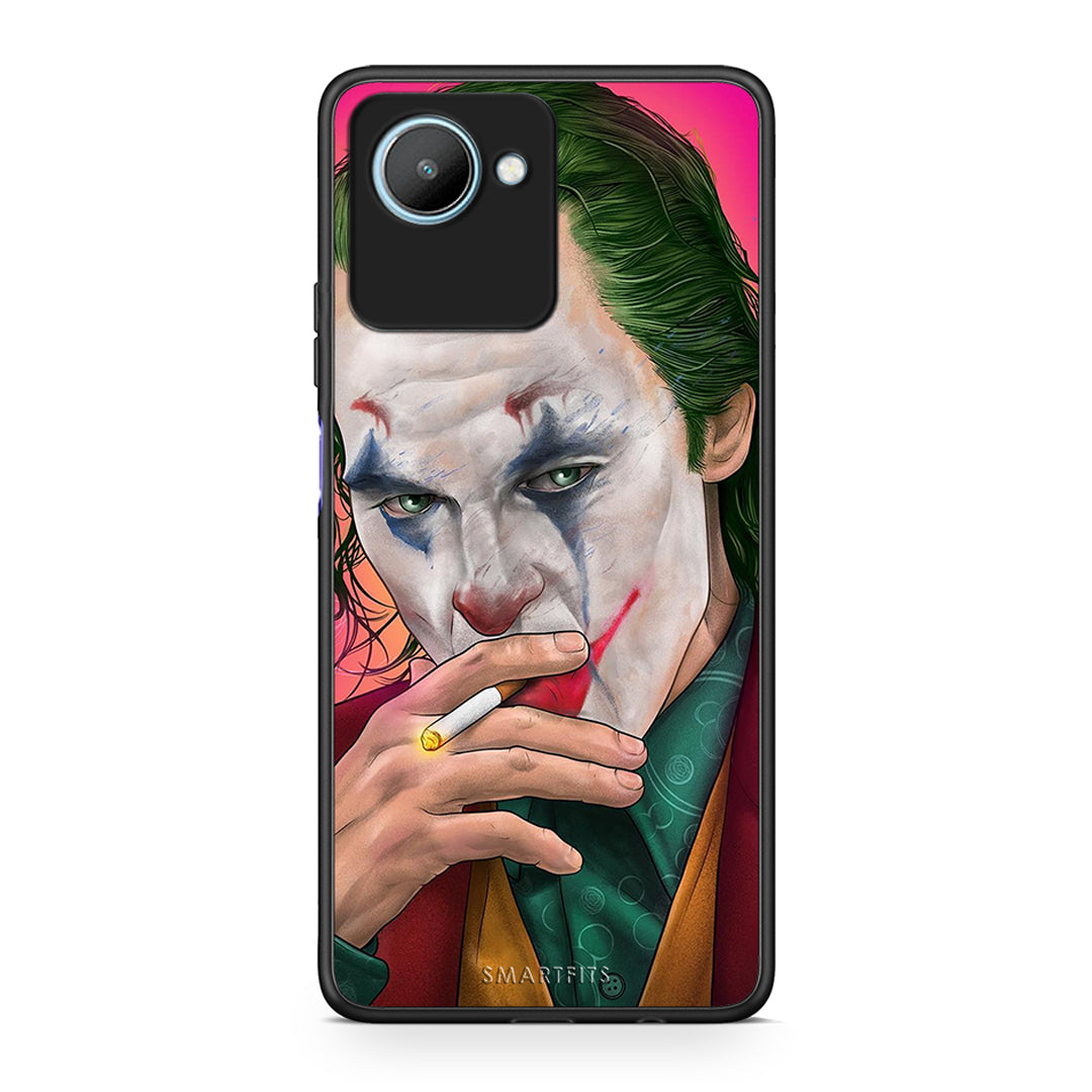 Θήκη Realme C30 PopArt JokesOnU από τη Smartfits με σχέδιο στο πίσω μέρος και μαύρο περίβλημα | Realme C30 PopArt JokesOnU Case with Colorful Back and Black Bezels