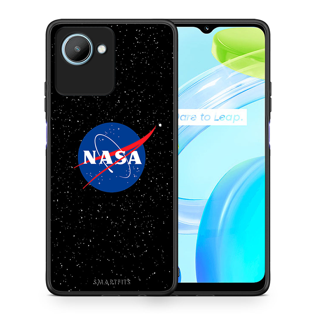 Θήκη Realme C30 PopArt NASA από τη Smartfits με σχέδιο στο πίσω μέρος και μαύρο περίβλημα | Realme C30 PopArt NASA Case with Colorful Back and Black Bezels