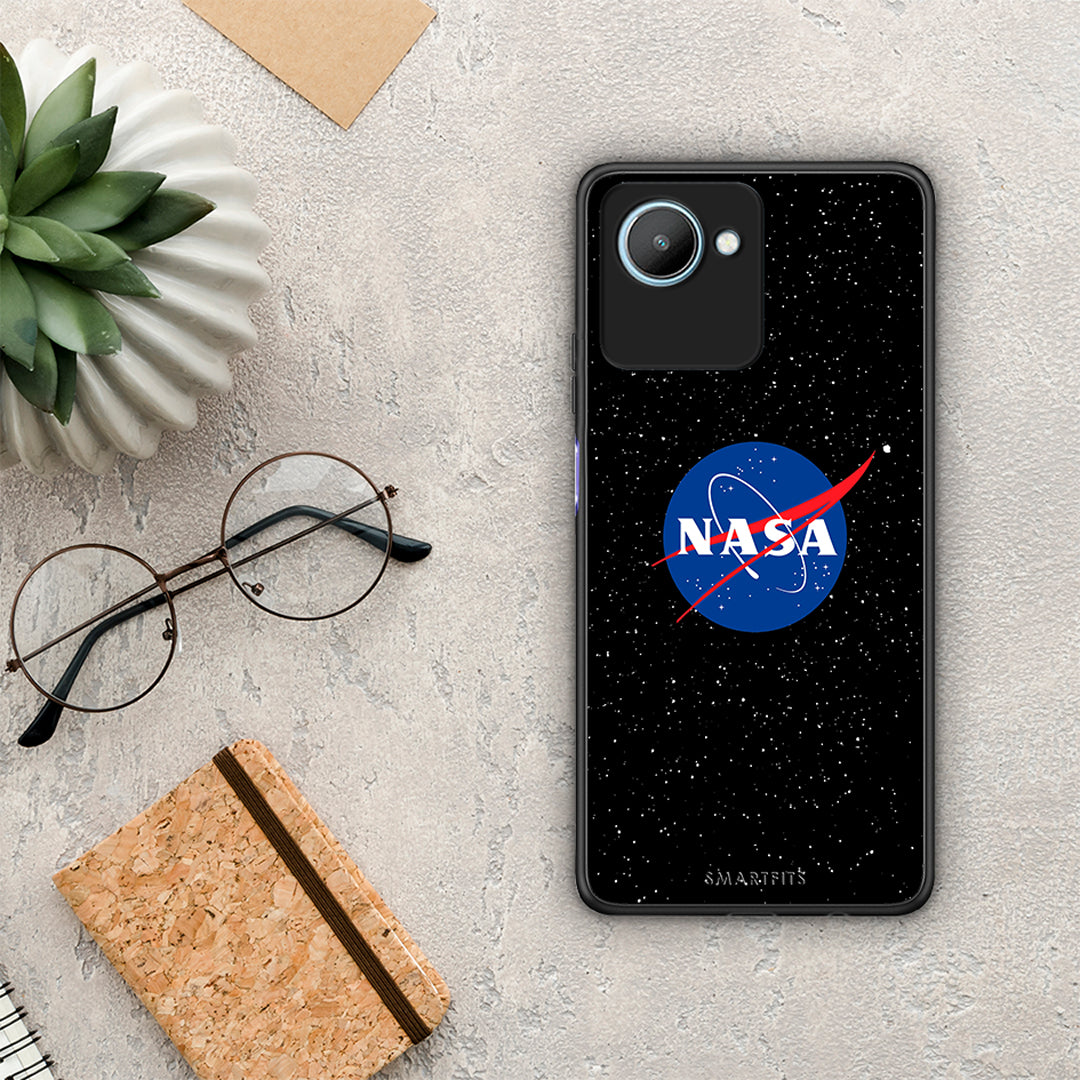 Θήκη Realme C30 PopArt NASA από τη Smartfits με σχέδιο στο πίσω μέρος και μαύρο περίβλημα | Realme C30 PopArt NASA Case with Colorful Back and Black Bezels