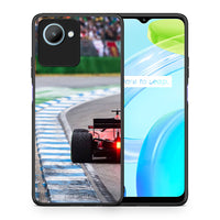 Thumbnail for Θήκη Realme C30 Racing Vibes από τη Smartfits με σχέδιο στο πίσω μέρος και μαύρο περίβλημα | Realme C30 Racing Vibes Case with Colorful Back and Black Bezels