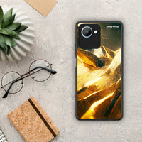 Thumbnail for Θήκη Realme C30 Real Gold από τη Smartfits με σχέδιο στο πίσω μέρος και μαύρο περίβλημα | Realme C30 Real Gold Case with Colorful Back and Black Bezels