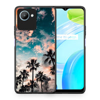 Thumbnail for Θήκη Realme C30 Summer Sky από τη Smartfits με σχέδιο στο πίσω μέρος και μαύρο περίβλημα | Realme C30 Summer Sky Case with Colorful Back and Black Bezels