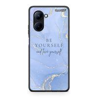 Thumbnail for Θήκη Realme C33 Be Yourself από τη Smartfits με σχέδιο στο πίσω μέρος και μαύρο περίβλημα | Realme C33 Be Yourself Case with Colorful Back and Black Bezels