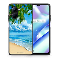 Thumbnail for Θήκη Realme C33 Beautiful Beach από τη Smartfits με σχέδιο στο πίσω μέρος και μαύρο περίβλημα | Realme C33 Beautiful Beach Case with Colorful Back and Black Bezels