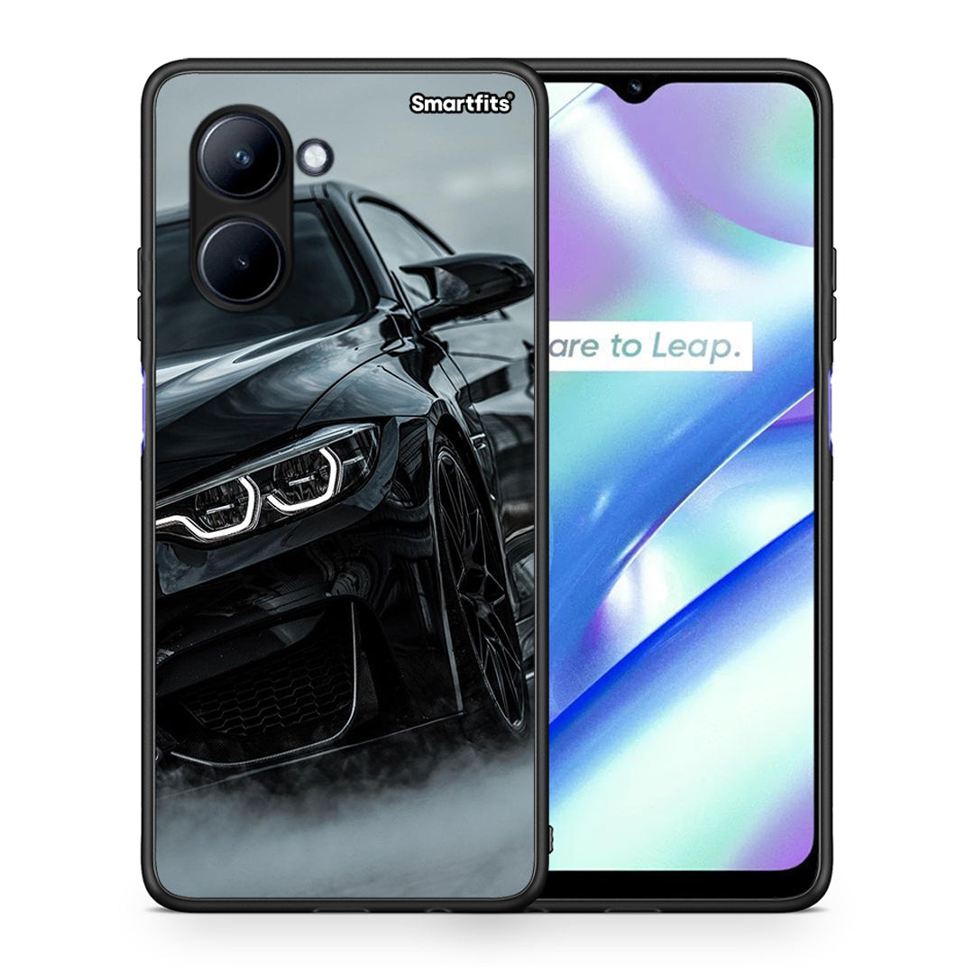 Θήκη Realme C33 Black BMW από τη Smartfits με σχέδιο στο πίσω μέρος και μαύρο περίβλημα | Realme C33 Black BMW Case with Colorful Back and Black Bezels