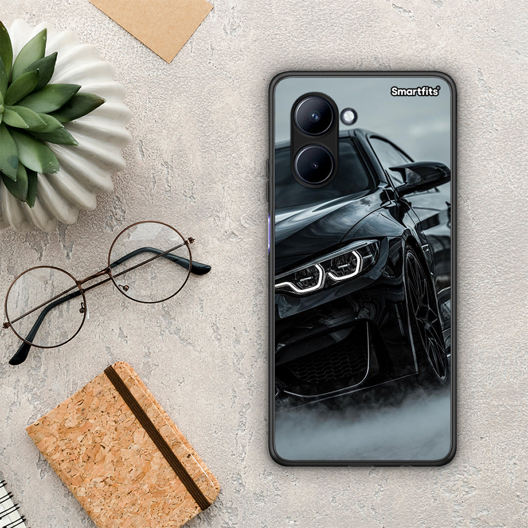 Θήκη Realme C33 Black BMW από τη Smartfits με σχέδιο στο πίσω μέρος και μαύρο περίβλημα | Realme C33 Black BMW Case with Colorful Back and Black Bezels