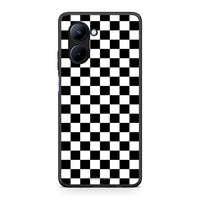 Thumbnail for Θήκη Realme C33 Geometric Squares από τη Smartfits με σχέδιο στο πίσω μέρος και μαύρο περίβλημα | Realme C33 Geometric Squares Case with Colorful Back and Black Bezels