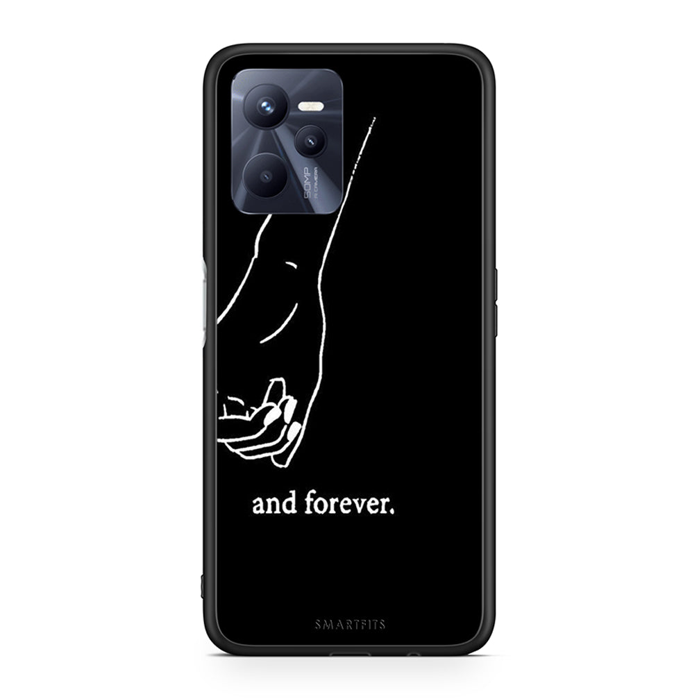 Realme C35 Always & Forever 2 Θήκη Αγίου Βαλεντίνου από τη Smartfits με σχέδιο στο πίσω μέρος και μαύρο περίβλημα | Smartphone case with colorful back and black bezels by Smartfits