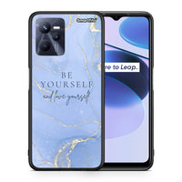 Thumbnail for Θήκη Realme C35 Be Yourself από τη Smartfits με σχέδιο στο πίσω μέρος και μαύρο περίβλημα | Realme C35 Be Yourself case with colorful back and black bezels