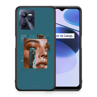 Thumbnail for Θήκη Realme C35 Cry An Ocean από τη Smartfits με σχέδιο στο πίσω μέρος και μαύρο περίβλημα | Realme C35 Cry An Ocean case with colorful back and black bezels