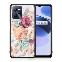 Thumbnail for Θήκη Realme C35 Bouquet Floral από τη Smartfits με σχέδιο στο πίσω μέρος και μαύρο περίβλημα | Realme C35 Bouquet Floral case with colorful back and black bezels