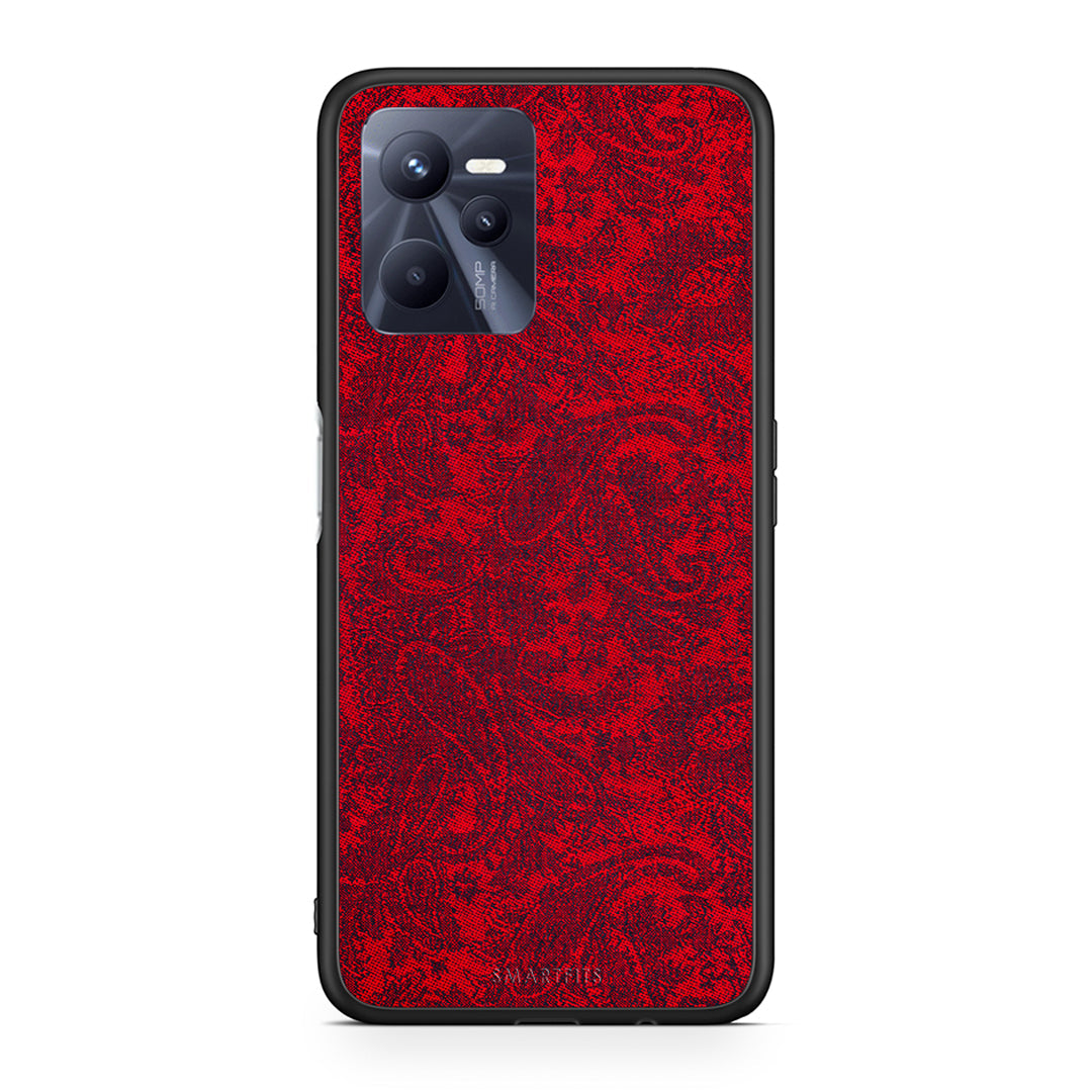 Realme C35 Paisley Cashmere θήκη από τη Smartfits με σχέδιο στο πίσω μέρος και μαύρο περίβλημα | Smartphone case with colorful back and black bezels by Smartfits