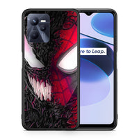 Thumbnail for Θήκη Realme C35 SpiderVenom PopArt από τη Smartfits με σχέδιο στο πίσω μέρος και μαύρο περίβλημα | Realme C35 SpiderVenom PopArt case with colorful back and black bezels