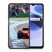 Thumbnail for Θήκη Realme C35 Racing Vibes από τη Smartfits με σχέδιο στο πίσω μέρος και μαύρο περίβλημα | Realme C35 Racing Vibes case with colorful back and black bezels