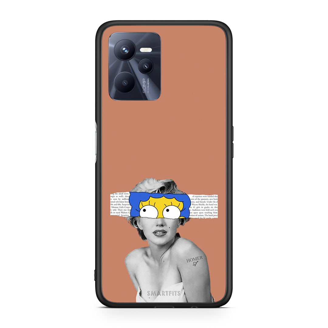 Realme C35 Sim Merilyn θήκη από τη Smartfits με σχέδιο στο πίσω μέρος και μαύρο περίβλημα | Smartphone case with colorful back and black bezels by Smartfits