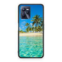 Thumbnail for Realme C35 Tropical Vibes Θήκη από τη Smartfits με σχέδιο στο πίσω μέρος και μαύρο περίβλημα | Smartphone case with colorful back and black bezels by Smartfits