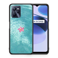 Thumbnail for Θήκη Realme C35 Water Flower από τη Smartfits με σχέδιο στο πίσω μέρος και μαύρο περίβλημα | Realme C35 Water Flower case with colorful back and black bezels