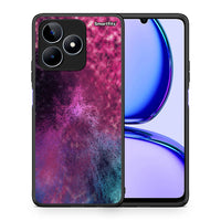 Thumbnail for Θήκη Realme C53 Aurora Galaxy από τη Smartfits με σχέδιο στο πίσω μέρος και μαύρο περίβλημα | Realme C53 Aurora Galaxy case with colorful back and black bezels